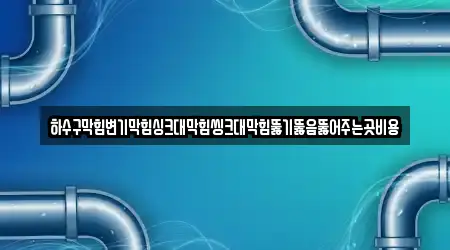 하수구막힘변기막힘싱크대막힘씽크대막힘뚫기뚫음뚫어주는곳비용