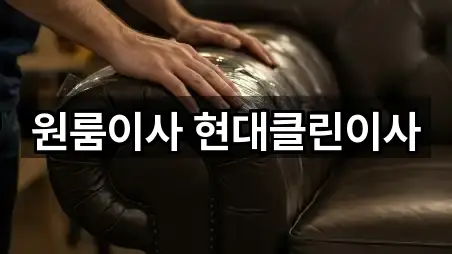 원룸이사 현대클린이사