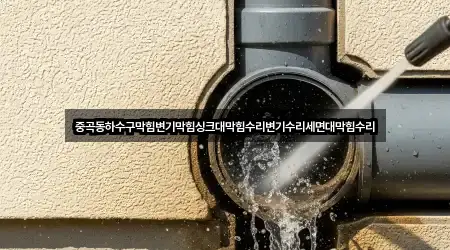 중곡동하수구막힘변기막힘싱크대막힘수리변기수리세면대막힘수리