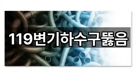 119변기하수구뚫음