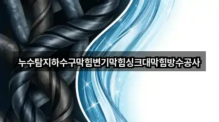 누수탐지하수구막힘변기막힘싱크대막힘방수공사