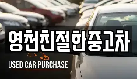 경북 영천시 과전동 중고차 전문 영천친절한중고차
