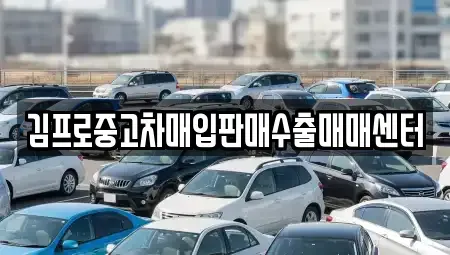 경북 영천시 과전동 중고차매입 전문 김프로중고차매입판매수출매매센터